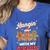 Hangin With My Cookies Gingerbread Man Xmas Teacher Women's Heather T-Shirt Heather True Royal