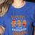 Hangin My Kindergarten Cookie Gingerbread Christmas Teacher For Men Women Kids Women's Heather T-Shirt Heather True Royal