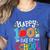 Happy 100th Day Of School Teachers 100 Days Of School Kids Women's Heather T-Shirt Heather True Royal Happy 100th Day Of School Teachers 100 Days Of School Kids Women's Heather T-Shirt Heather True Royal