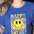 Happy Dot Day Shirts Teacher Student Girls Kids Smile Face Women's Heather T-Shirt Heather True Royal Happy Dot Day Shirts Teacher Student Girls Kids Smile Face Women's Heather T-Shirt Heather True Royal