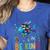 Happy First Day Of School Fish Rainbows Teacher Be Kind Women's Heather T-Shirt Heather True Royal Happy First Day Of School Fish Rainbows Teacher Be Kind Women's Heather T-Shirt Heather True Royal