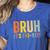 Happy Friyay Teacher Shirt Cute Teacher Fashion Bruh Fri-Yay Women's Heather T-Shirt Heather True Royal