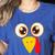 Hilarious Turkey Halloween Thanksgiving Teacher Nurse Women's Heather T-Shirt Heather True Royal Hilarious Turkey Halloween Thanksgiving Teacher Nurse Women's Heather T-Shirt Heather True Royal
