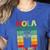 Hola Estudiantes Spanish Teacher Back To School 2025 Women's Heather T-Shirt Heather True Royal Hola Estudiantes Spanish Teacher Back To School 2025 Women's Heather T-Shirt Heather True Royal