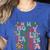 In My Holly Xmas Jolly Teacher Era Teacher Vibes Christmas For Men Women Kids Women's Heather T-Shirt Heather True Royal