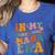 In My Homeschool Mama Era Mom Teacher Women's Heather T-Shirt Heather True Royal