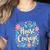 House Of Courage Flowers RCA School Teacher Student Tee Women's Heather T-Shirt Heather True Royal House Of Courage Flowers RCA School Teacher Student Tee Women's Heather T-Shirt Heather True Royal