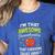 I'm That Awesome Paraeducator Teacher Women's Heather T-Shirt Heather True Royal I'm That Awesome Paraeducator Teacher Women's Heather T-Shirt Heather True Royal
