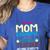 I'm Mom Grandma And A Retired Teacher Nothing Scares Me Men Women Women's Heather T-Shirt Heather True Royal