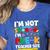 I'm Not Short I'm Pre-K Teacher Size Back To School Teacher Women's Heather T-Shirt Heather True Royal I'm Not Short I'm Pre-K Teacher Size Back To School Teacher Women's Heather T-Shirt Heather True Royal