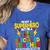 I'm Not a Superhero But I'm a SPED Special Education Teacher Women's Heather T-Shirt Heather True Royal