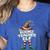I'm The Science Teacher Elf Family Matching Group Christmas Women's Heather T-Shirt Heather True Royal