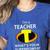 I'm a Teacher What's Your Superpower Teacher Women's Heather T-Shirt Heather True Royal I'm a Teacher What's Your Superpower Teacher Women's Heather T-Shirt Heather True Royal