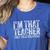 I'm That Teacher They Told You About Back To School For Men Women Women's Heather T-Shirt Heather True Royal