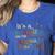 It's A Beautiful Day For Language Learning ESL Teacher ESOL Women's Heather T-Shirt Heather True Royal