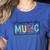 It's A Good Day To Make Music Musician Music Teacher Women's Heather T-Shirt Heather True Royal