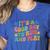 Its A Good Day To Run And Play PE Teacher Physical Education Women's Heather T-Shirt Heather True Royal Its A Good Day To Run And Play PE Teacher Physical Education Women's Heather T-Shirt Heather True Royal