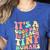 It's A Good Day To Teach Tiny Humans Teacher Teaching Women's Heather T-Shirt Heather True Royal