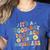 Its A Good Day To Teach Tiny Musicians Music Teacher Flower Women's Heather T-Shirt Heather True Royal
