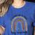Its A Good Day To Teach Tiny Musicians Music Teacher Rainbow Women's Heather T-Shirt Heather True Royal