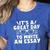 Its a Good Day To Write An Essay English Teacher Women's Heather T-Shirt Heather True Royal Its a Good Day To Write An Essay English Teacher Women's Heather T-Shirt Heather True Royal