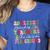 Jolliest Bunch Of Teachers This Side Of The Playground X-Mas Women's Heather T-Shirt Heather True Royal Jolliest Bunch Of Teachers This Side Of The Playground X-Mas Women's Heather T-Shirt Heather True Royal