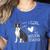 Just A Girl Who Loves Her Boston Terrier Puppy Love Women's Heather T-Shirt Heather True Royal