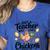 Just a Teacher Who Loves Chickens Chicken Farm Animal Lover Women's Heather T-Shirt Heather True Royal