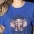 Just a Teacher Who Loves Elephants Elephant Lover Educator Women's Heather T-Shirt Heather True Royal Just a Teacher Who Loves Elephants Elephant Lover Educator Women's Heather T-Shirt Heather True Royal