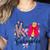 K Is For Kindergarten Teacher Coquette Bow Back To School Women's Heather T-Shirt Heather True Royal K Is For Kindergarten Teacher Coquette Bow Back To School Women's Heather T-Shirt Heather True Royal