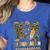 K Is For Kindergarten Teacher Coquette Bow Camo Women's Heather T-Shirt Heather True Royal K Is For Kindergarten Teacher Coquette Bow Camo Women's Heather T-Shirt Heather True Royal