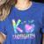 K Is For Kindergarten Teacher Tie Dye Back To School Kinder Women's Heather T-Shirt Heather True Royal K Is For Kindergarten Teacher Tie Dye Back To School Kinder Women's Heather T-Shirt Heather True Royal