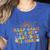 Keep Calm It's My Last Day At Work Groovy Teacher Retro Women's Heather T-Shirt Heather True Royal Keep Calm It's My Last Day At Work Groovy Teacher Retro Women's Heather T-Shirt Heather True Royal