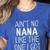Kids Ain't No Nana Like The One I Got Women's Heather T-Shirt Heather True Royal
