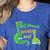 Kids My Nonna Loves Me Dinosaur Grandson Women's Heather T-Shirt Heather True Royal