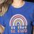 Be Kind ASL Sign Language Deaf SPED Teacher Kids Men Women Women's Heather T-Shirt Heather True Royal Be Kind ASL Sign Language Deaf SPED Teacher Kids Men Women Women's Heather T-Shirt Heather True Royal