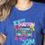 Kindergarten Is My Jam Cute Teacher Shirt 80's 90's Styl Women's Heather T-Shirt Heather True Royal