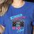 Kindergarten Is My Jam Vintage 80s Boombox Teacher Student Women's Heather T-Shirt Heather True Royal
