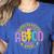 Kindergarten Rocks ABCD Back To School Rock Teacher Women's Heather T-Shirt Heather True Royal