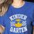Kindergarten Teacher First Day Of Kinder Back To School Women's Heather T-Shirt Heather True Royal Kindergarten Teacher First Day Of Kinder Back To School Women's Heather T-Shirt Heather True Royal