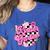 Kindergarten Teacher Women Checkered First Day Of School Women's Heather T-Shirt Heather True Royal Kindergarten Teacher Women Checkered First Day Of School Women's Heather T-Shirt Heather True Royal