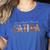 Latina Teacher Maestra Educated & Latino Teachers Women Women's Heather T-Shirt Heather True Royal