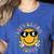 Lets Learn Today Shirt Smile Face 4K Teacher Back To School Women's Heather T-Shirt Heather True Royal