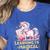 LEARNING IS MAGICAL TEACHER UNICORN BACK TO SCHOOL UNICORN Women's Heather T-Shirt Heather True Royal