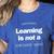 Learning Is Not a Spectator Sport Archerism For Teachers For Men Women Women's Heather T-Shirt Heather True Royal Learning Is Not a Spectator Sport Archerism For Teachers For Men Women Women's Heather T-Shirt Heather True Royal