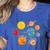 Learning Is Out Of This World Science Teacher Planets Women's Heather T-Shirt Heather True Royal Learning Is Out Of This World Science Teacher Planets Women's Heather T-Shirt Heather True Royal