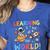 Learning Is Out Of This World Space Back To School Teacher Women's Heather T-Shirt Heather True Royal Learning Is Out Of This World Space Back To School Teacher Women's Heather T-Shirt Heather True Royal