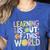 Learning Is Out Of This World Space Teacher Cute Groovy Women's Heather T-Shirt Heather True Royal Learning Is Out Of This World Space Teacher Cute Groovy Women's Heather T-Shirt Heather True Royal