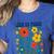 Leer Es Poder Cute Floral Boho Spanish Teacher Reading Women's Heather T-Shirt Heather True Royal Leer Es Poder Cute Floral Boho Spanish Teacher Reading Women's Heather T-Shirt Heather True Royal