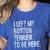I Left My Boston Terrier To Be Here Women's Heather T-Shirt Heather True Royal